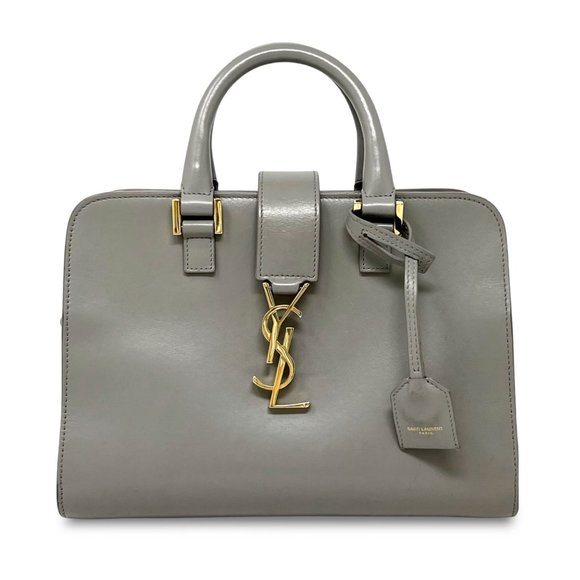 Saint Laurent Small Monogram Cabas Tote Grey - Picture 1 of 13